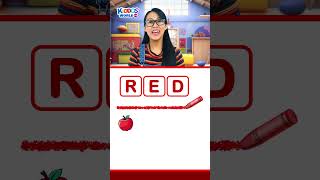 Learning the Red Color Things and Spelling with Miss V [upl. by Initsed889]