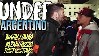 EL UNDER ARGENTINO PICADÍSIMO ☠️⚠️ BATALLONES DE MUCHO RAP 🔥 [upl. by Hilde658]