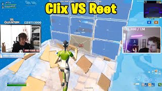 Clix VS Reet 2v2 TOXIC Fights w Veno amp Ritualx [upl. by Tnaryb]