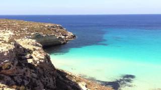 Rabbit Beach Lampedusa Islands of Sicily [upl. by Marylynne281]