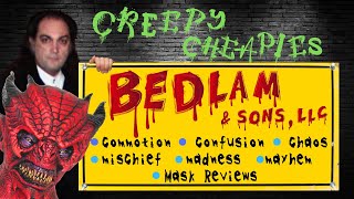 Creepy Cheapies Mask Review BEDLAM by HorrorDome [upl. by Iba]