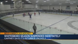 Whitesboro Boys Ice Hockey Suspended Indefinitely [upl. by Serica]