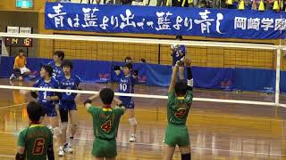 2016年IH バレーボール 女子 1回戦 岡崎学園（愛知）vs 鹿児島女子（鹿児島）第3セット [upl. by Lenox]