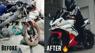 Yamaha R15 V2 Insane Transformation [upl. by Arremat622]