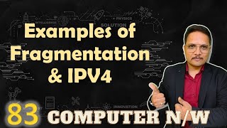 Fragmentation and IPV4 Frame Examples in Computer Networks [upl. by Anihtyc]