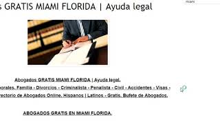 Abogados Gratis en Estados Unidos  Ingrese a Nuestro Sitio Web [upl. by Towland]