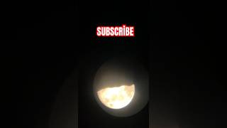 moonrise because of telescopes lense video is upsıde down moon cristianoronaldo lionelmessi [upl. by Sonnnie304]