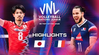 🇯🇵 JPN vs 🇫🇷 FRA  Gold Match  Highlights  Mens VNL 2024 [upl. by Lenci]