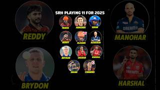 SRH Playing 11 For IPL 2024 🔥 [upl. by Anglim87]