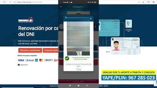 Renovación de DNI por internet  Tutorial completo [upl. by Tressia]