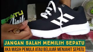 VIDEO CONTOH SEPATU YANG SANGAT COCOK UNTUK PEMULA BELAJAR SOL SEPATU [upl. by Albion723]