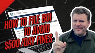 BOI REPORT StepByStep Filing Instructions to Avoid Fines [upl. by Christmann]