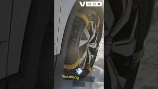 Anti Skid Snow Chains for Sedans Winter Driving with Snow Chains [upl. by Mccreery]