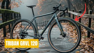 Triban GRVL 120  L’aventure gravel accessible à tous [upl. by Haibot]