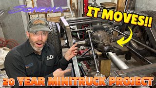 The 4Link Suspension is IN  20 Year Mini Truck Project Ep 11 [upl. by Giustino]