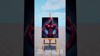 Help Deadpool overcome the challenge of drawing Spider Man short spiderman [upl. by Nnylatsyrk]