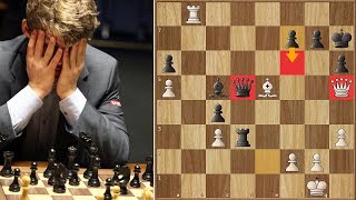 Svidlers Deadly Trap  Svidler vs Carlsen  Candidates Tournament 2013  Round 6 [upl. by Parnas405]