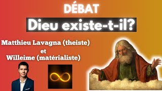 DIEU existetil DEBAT entre Matthieu Lavagna catholique et Willeime athée [upl. by Vanni]