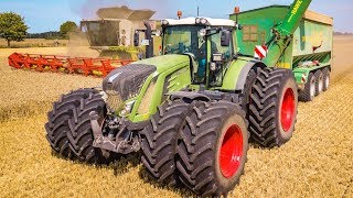 FENDT IDEAL CLAAS Lexion JOHN DEERE s690i  DIE GRÖßTEN MÄHDRESCHER im Einsatz [upl. by Anyalram]