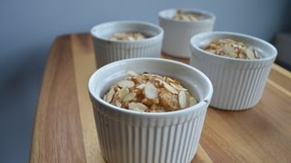 Baked Protein Oatmeal with Dymatize ISO 100 Whey FitMenCook [upl. by Nnahaid]