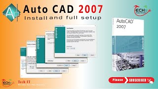 How to Install AutoCAD 2007 and Full Setup windows 78 10 amp 11 [upl. by Ahsemat]