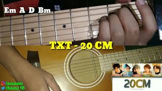 TXT 20 Cm Guitar Chord  Guitar Cover [upl. by Torrence]