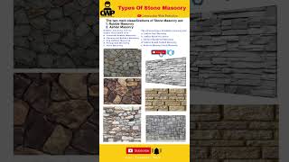 Types Of Stone Masonry [upl. by Mandel]