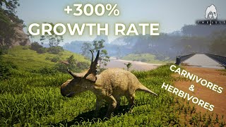 HOW TO GET 300 GROWTH RATE WITH ANY DINOSAUR THANKS TO THE NEW UPDATE  THE ISLE EVRIMA [upl. by Ennaeerb]