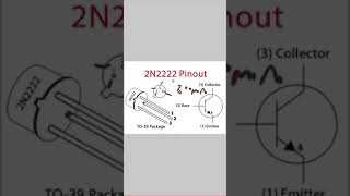 2n2222 transistor  ytshorts circuit electroniccomponent [upl. by Risteau]