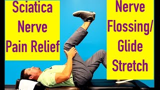 Sciatica Low Back Pain Relief Stretch Nerve FlossingGliding Euclid Chiropractic Upland CA [upl. by Brieta]