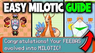 HOW TO EASILY EVOLVE FEEBAS INTO MILOTIC ON POKEMON EMERALD [upl. by Aneekahs]