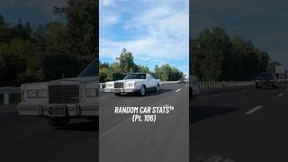 Boat on wheels Random Car Stats Pt 106 [upl. by Yarw]