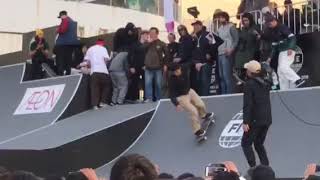 【スケボー】最高得点！？大技！！池田大亮 FISEHiroshima 決勝 SKATEBOARD [upl. by Ilrak]