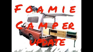 Foamie Camper Build Update Were Killin It Roof CompleteRear Door Fabricated Hinges [upl. by Libenson]