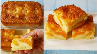 Apricot Cake Recipe  Fruits Cake Recipe  Aprikosen Kuchen Rezept [upl. by Padegs]