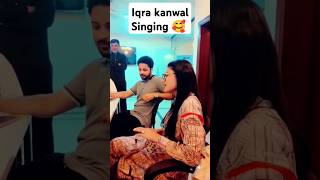 Iqra kanwal Singing 🥰 Beautiful Voice Iqra kanwal sistrolgy edit Faisal sistersshorts [upl. by Ueih]