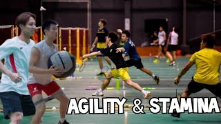 High intensity badminton training for SpeedAgilityStrength amp Endurance Ponsana badminton academy [upl. by Ahsrav]