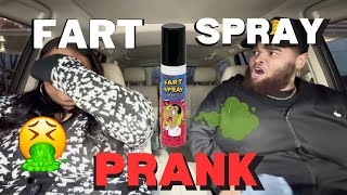 FART SPRAY PRANK ON MY WIFEHILARIOUS [upl. by Ariait]