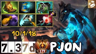 pjoN  Visage Pos 3  10118  737d  Immortal Dota [upl. by Ymereg476]