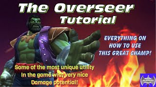 THE OVERSEER Tutorial Awesome and unique utility with underrated strong damage How to use him [upl. by Katherine550]