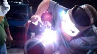 TIP TIG Westinghouse welder 300 more weld [upl. by Lamaaj]