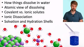 Aqueous Solutions Dissolving and Solvation [upl. by Balough]