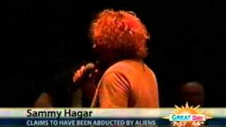 van halen sammy hagar says he was abducted by aliens and saw a ufo [upl. by Arri718]