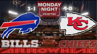 MADDEN NFL 2425 Season  MNF  BILLS vs CHIEFS  gameplay  Franchise mode  Simulation  PS5 [upl. by Luca56]