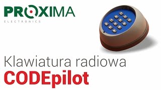 Klawiatura radiowa CODEpilot firmy Proxima [upl. by Butta]