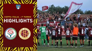 Seravezza  US Livorno 1915  Coppa Italia Serie D  Primo turno  Highlights Livorno TV [upl. by Nivrehs]