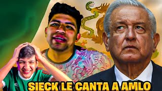 SIECK DEDICA EPICO Rap A AMLO  ¿Irá Al Grito De INDEPENDENCIA 2023 [upl. by Ariaec]