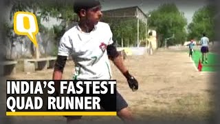 Meet India’s Fastest Runner on All Fours [upl. by Euqinmod]