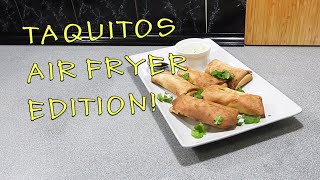 Mexican Style Street Taquitos Air Fryer Cooked  Cook with KP SE23 EP37 [upl. by Tcideneb]