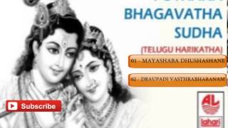 Telugu Shlokas and Mantras  Pothana Bhagavatha Sudha Pravachanam Slokas in Telugu [upl. by Aikkin]